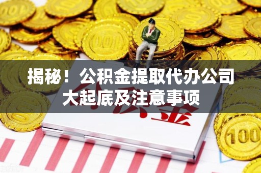 洛江揭秘！公积金提取代办公司大起底及注意事项